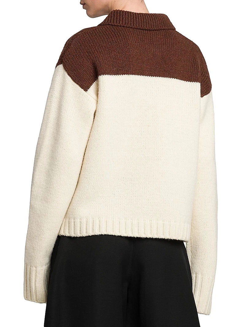 House Wool Polo Sweater