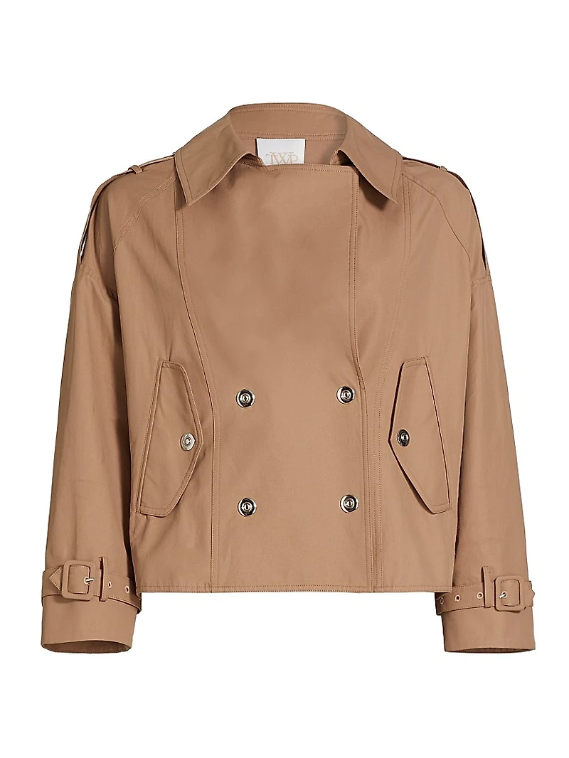Bogie Cropped Trench Jacket