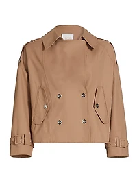Bogie Cropped Trench Jacket