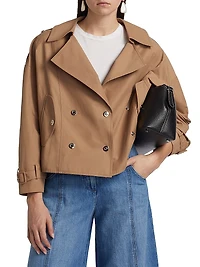 Bogie Cropped Trench Jacket