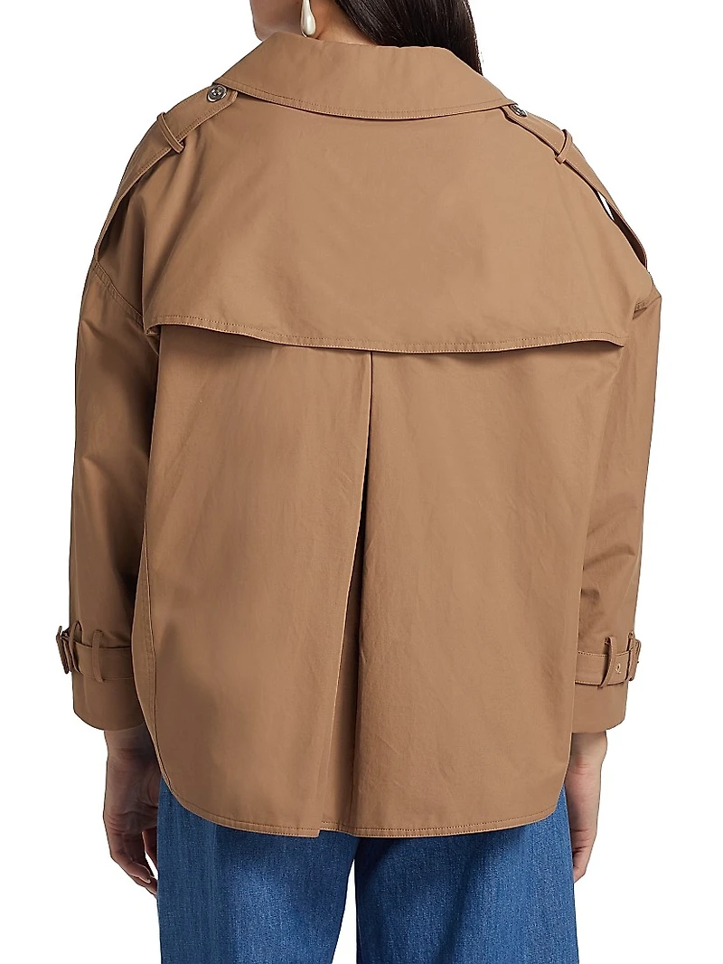 Bogie Cropped Trench Jacket