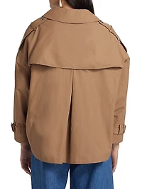 Bogie Cropped Trench Jacket