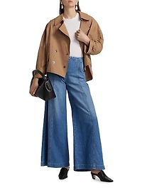 Bogie Cropped Trench Jacket