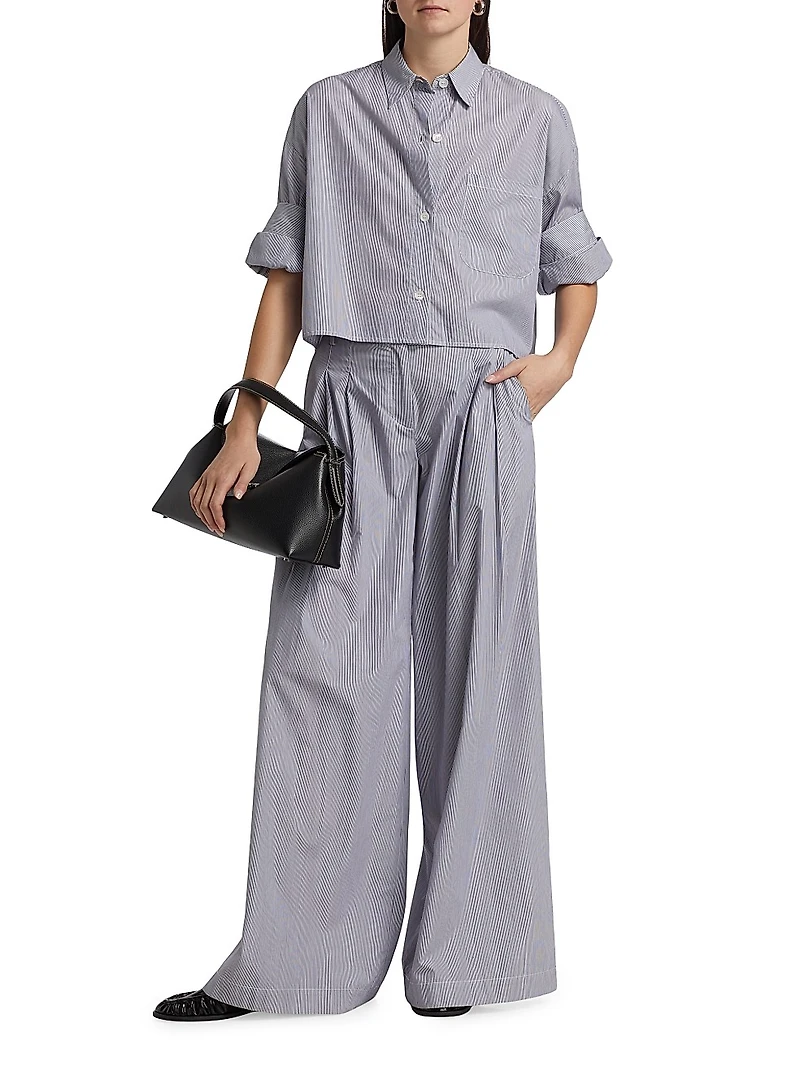 New Didi Cotton Wide-Leg Pants