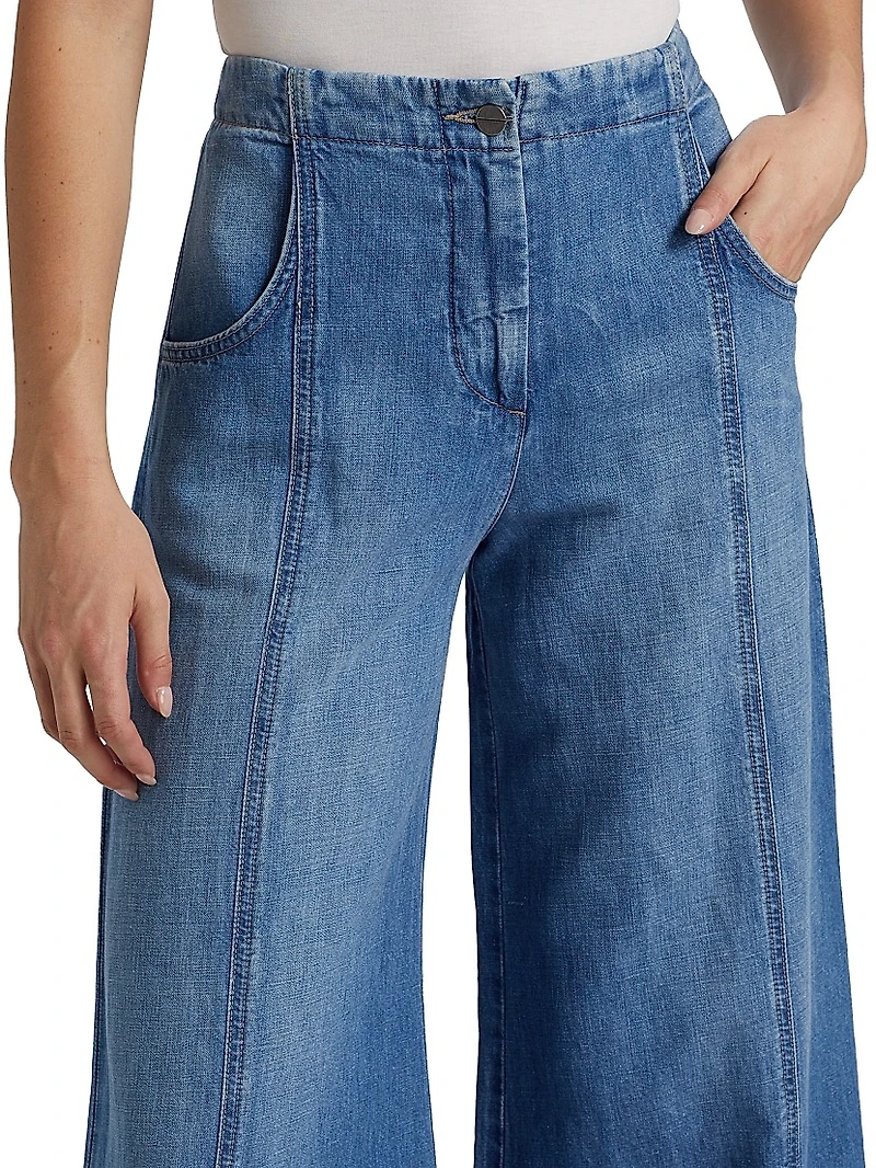 Dancing The Dark Wide-Leg Jeans