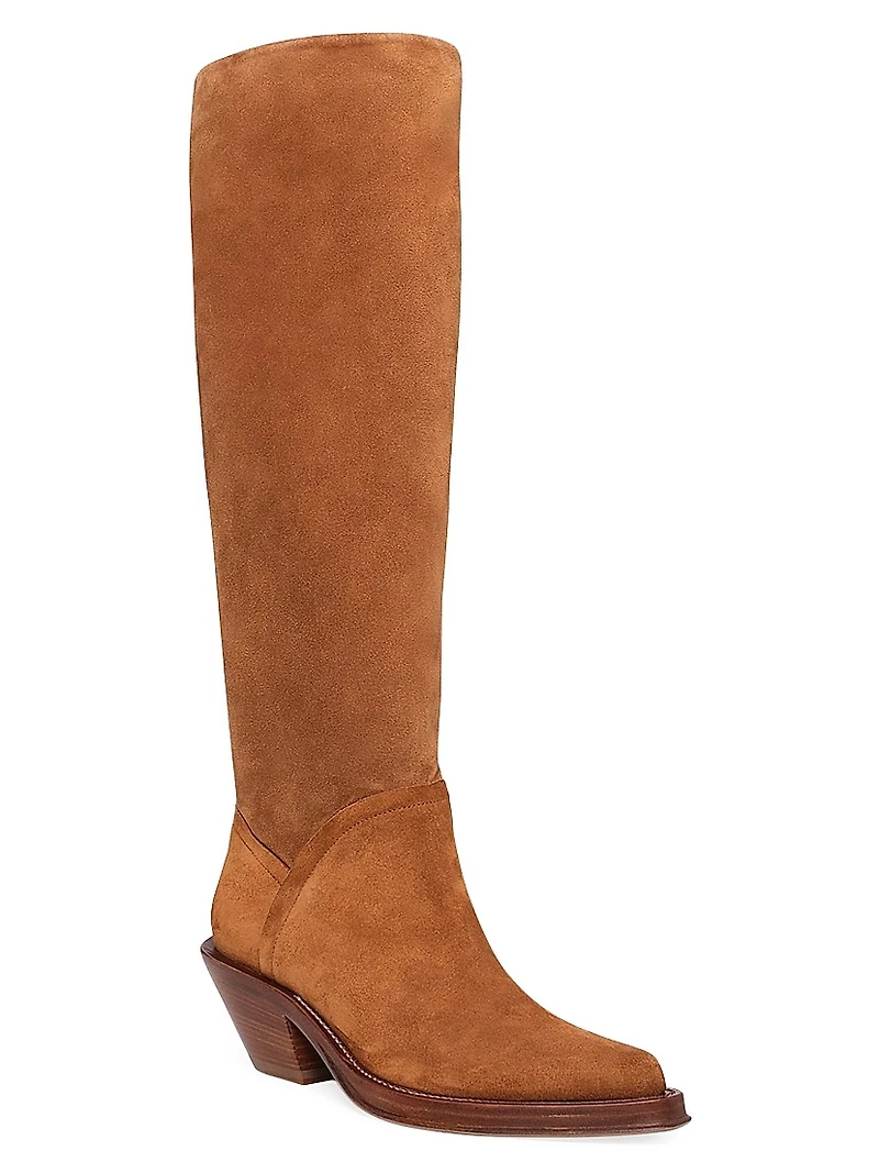 Camero 50MM Suede Knee-High Boots