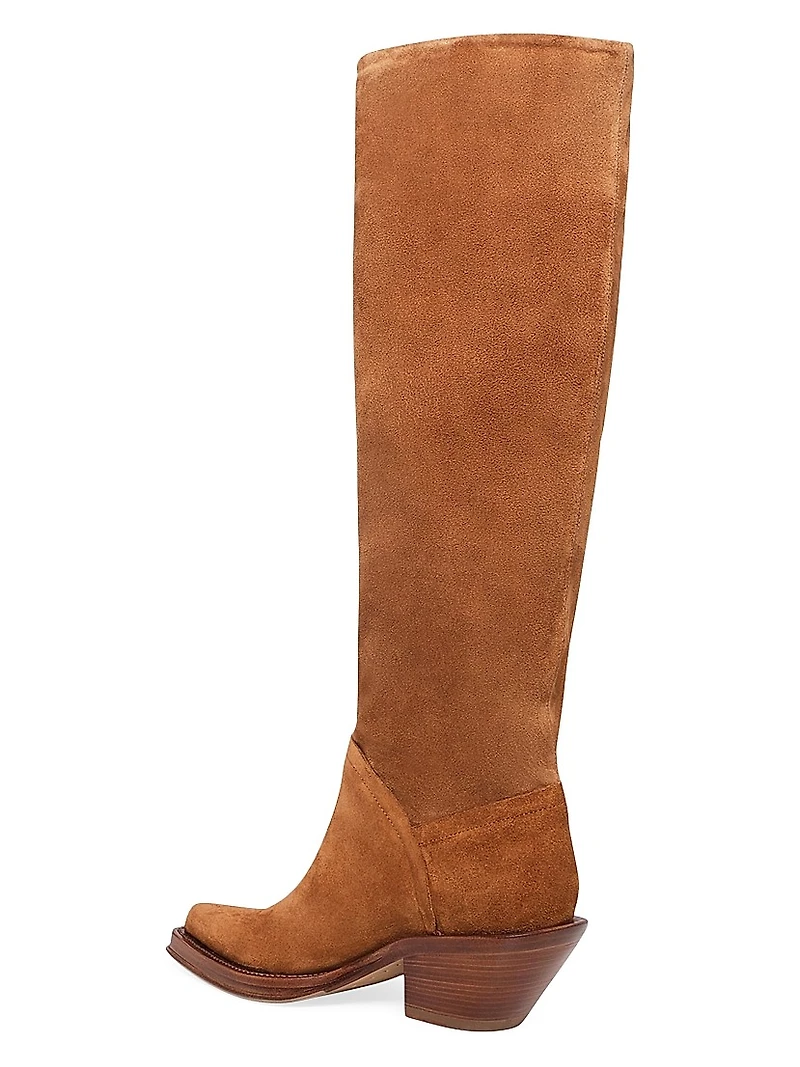 Camero 50MM Suede Knee-High Boots