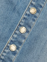 Karter Stretch Denim Midi-Skirt