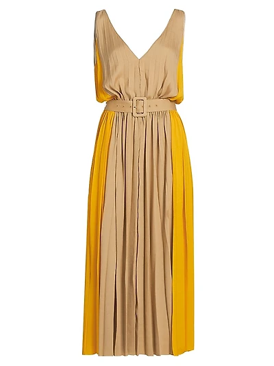 Latoya Belted Midi-Dress