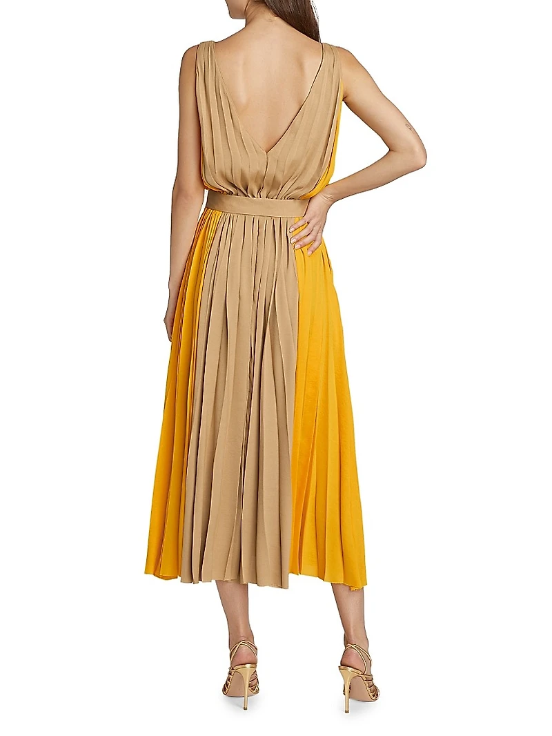 Latoya Belted Midi-Dress