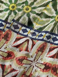 Chela Printed Silk Blouse