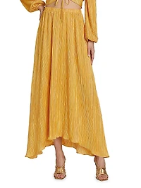 Gwendolyn Pleated Maxi Skirt
