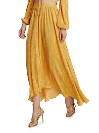 Gwendolyn Pleated Maxi Skirt