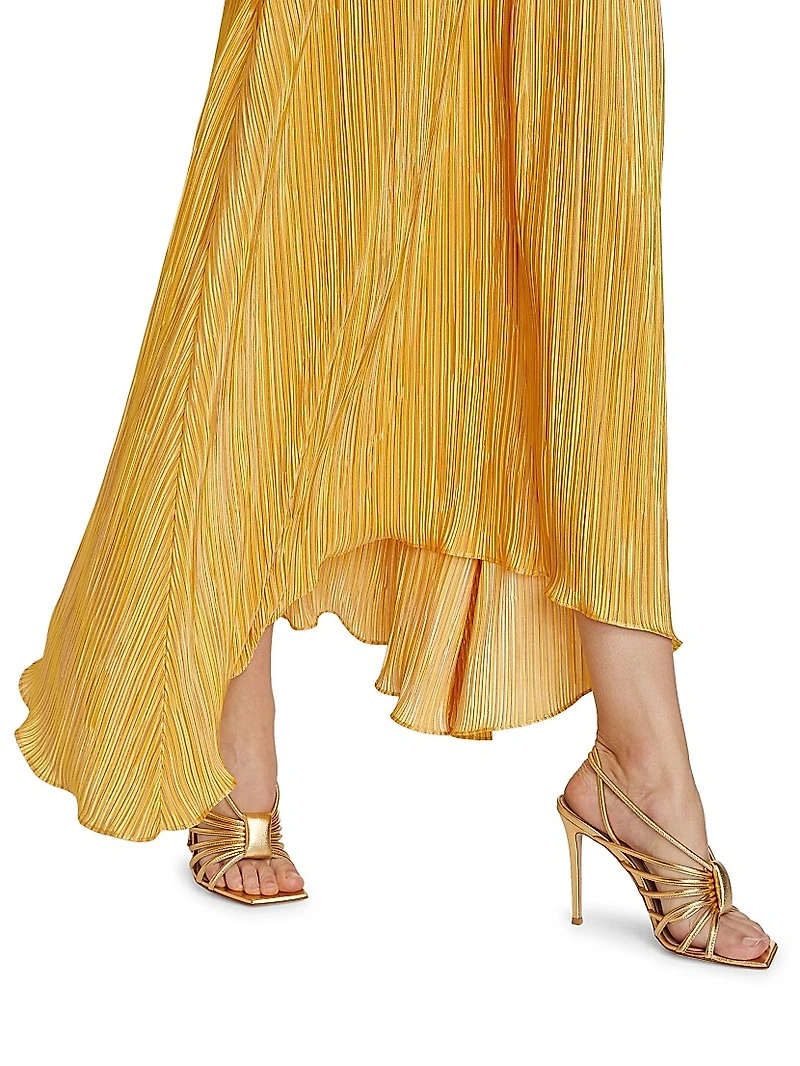 Gwendolyn Pleated Maxi Skirt