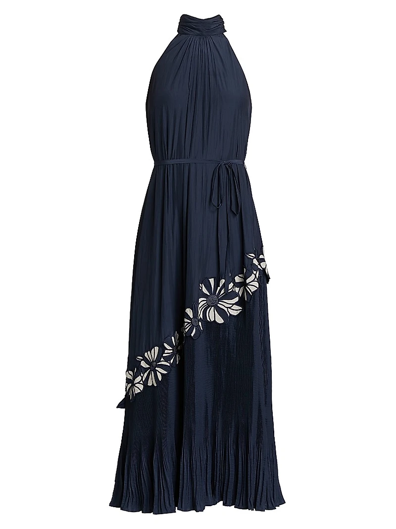 Eleah Halter Midi Dress