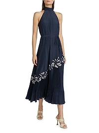 Eleah Halter Midi Dress