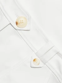 Marit Stretch Cotton Flared Pants