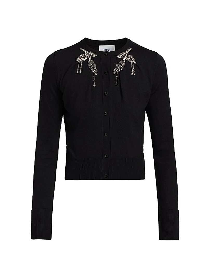 Embellished Crop Cardigan