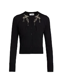 Embellished Crop Cardigan