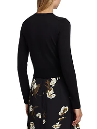 Embellished Crop Cardigan