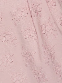 Jacquard Sleeveless Pencil Midi-Dress