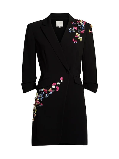 Linnea Paillette Vines Minidress