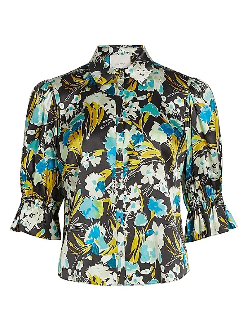 Fiona Tossed Floral Top