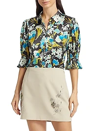 Fiona Tossed Floral Top