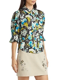 Fiona Tossed Floral Top