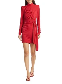 Joelene Tie-Waist Minidress