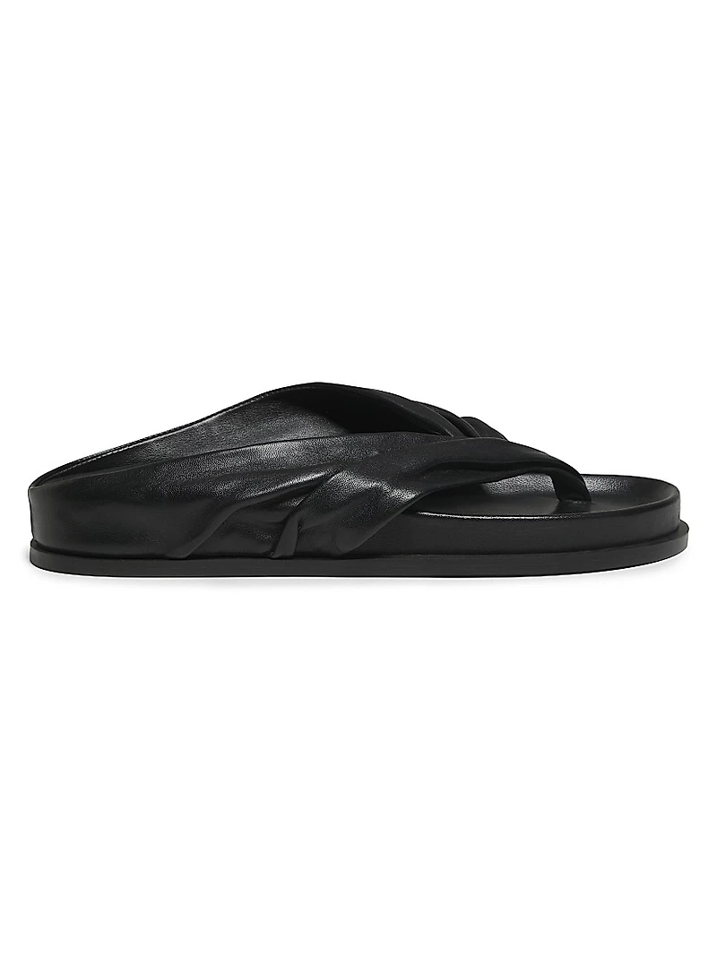 Shaw Leather Slide Sandals