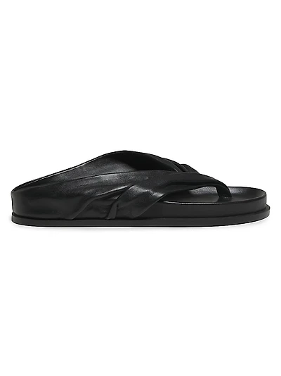 Shaw Leather Slide Sandals