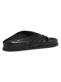 Shaw Leather Slide Sandals