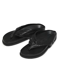 Shaw Leather Slide Sandals