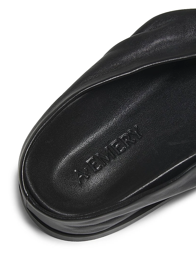 Shaw Leather Slide Sandals