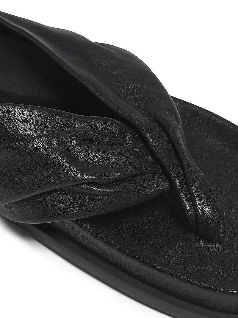 Shaw Leather Slide Sandals