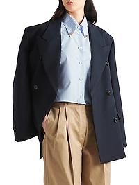 Embroidered Striped Shirt