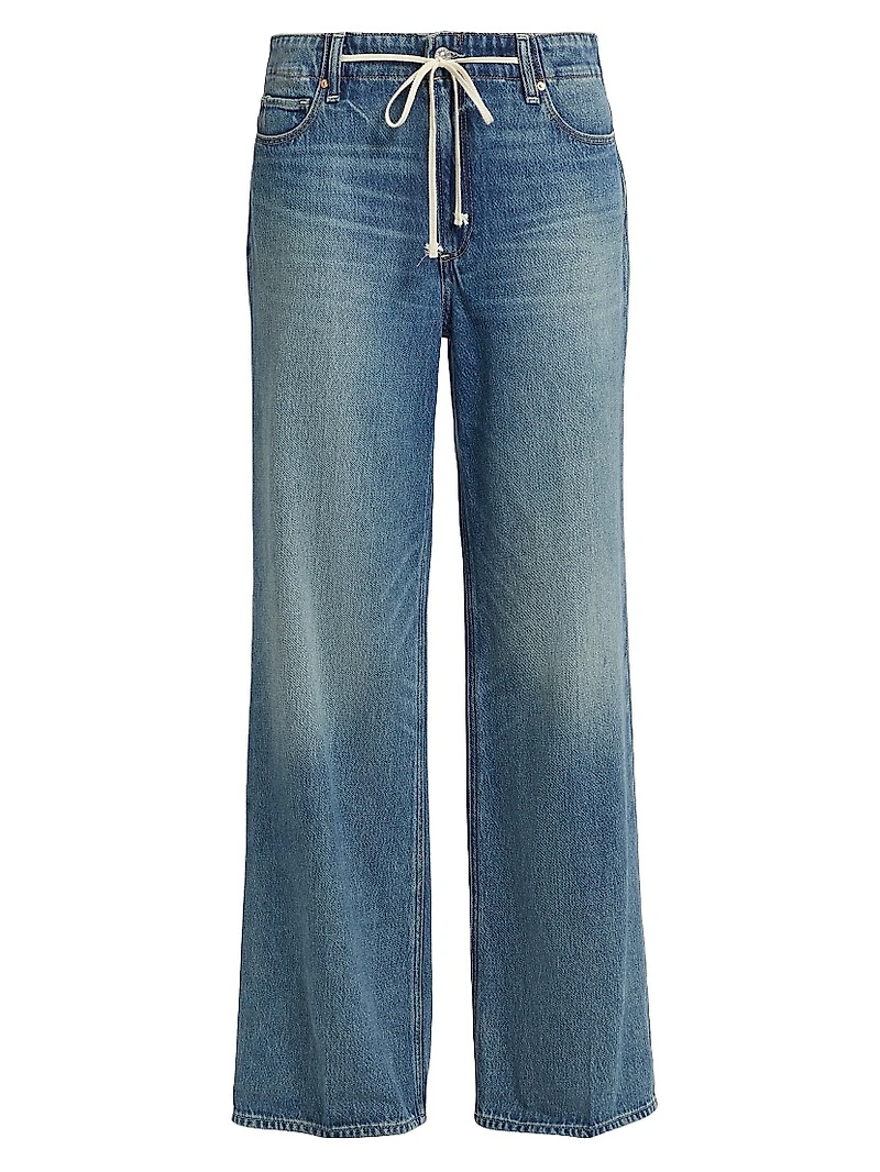 Zoey Tie-Waist Wide-Leg Jeans