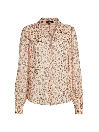 Gardener Floral Silk Blouse
