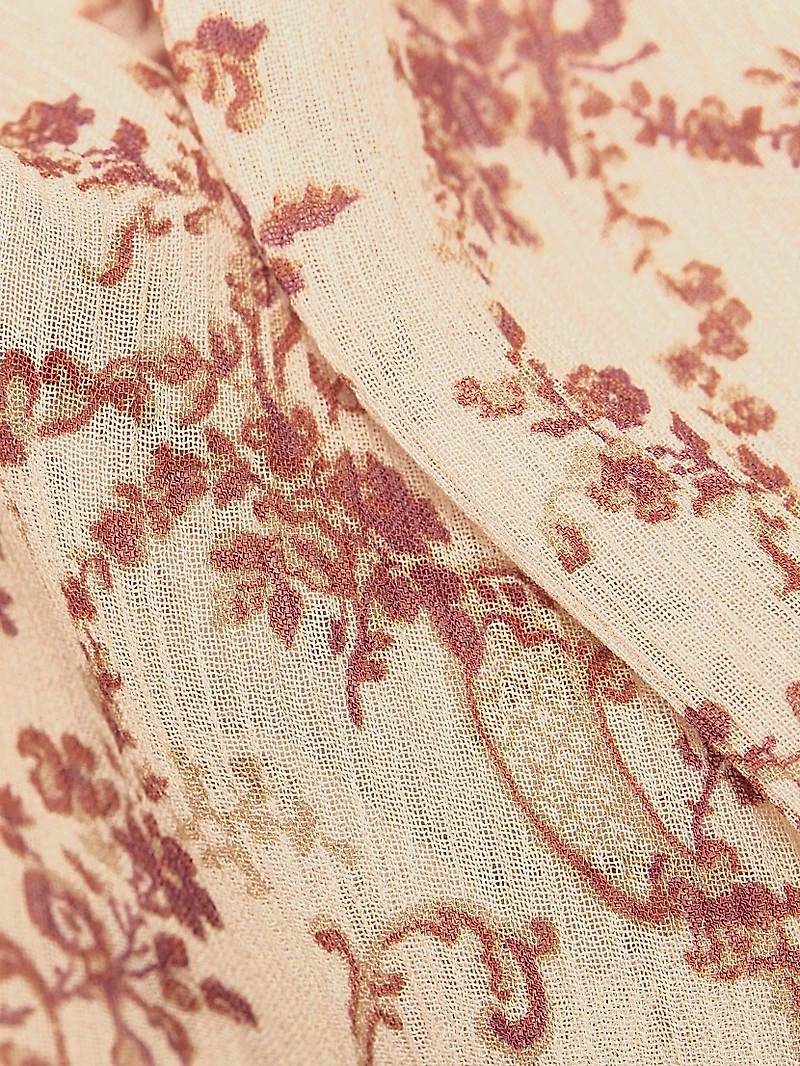 Gardener Floral Silk Blouse