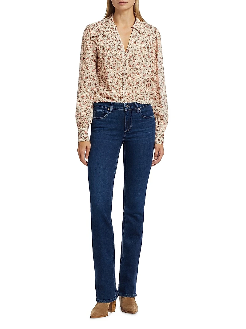 Gardener Floral Silk Blouse