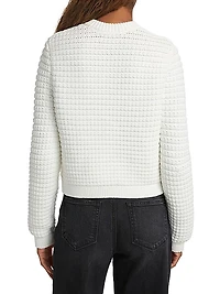 Oberon Cotton-Blend Knit Cardigan