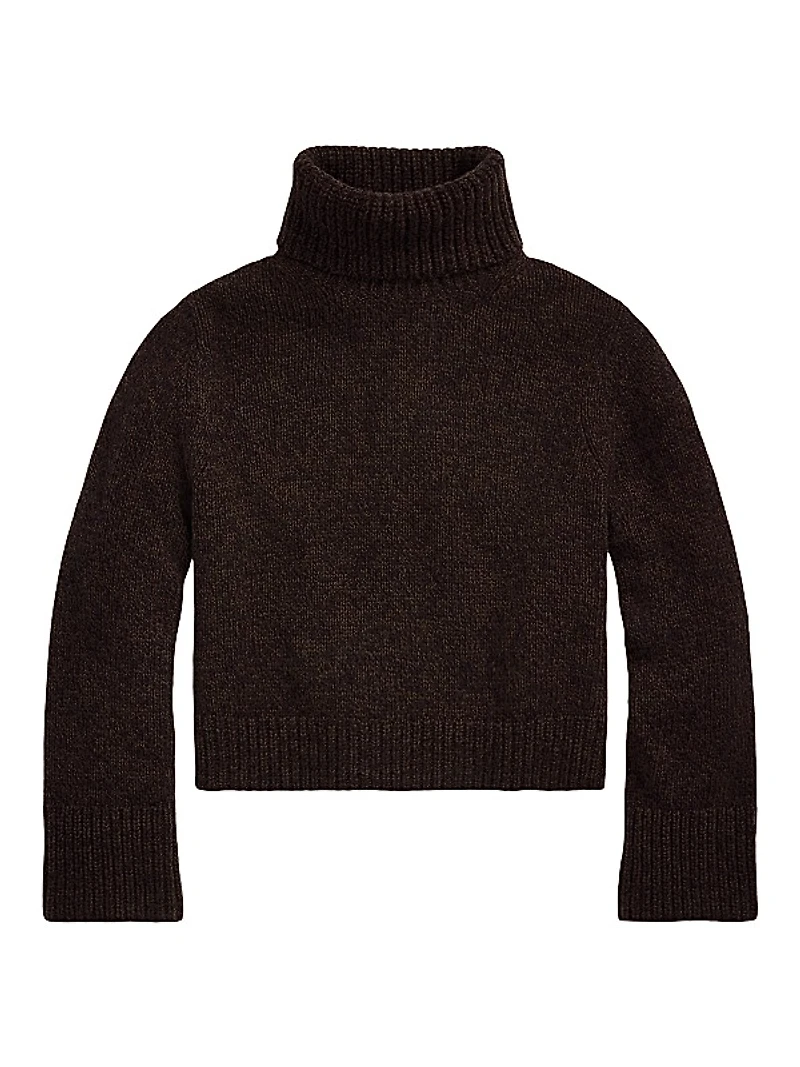 Wool-Cashmere Turtleneck Sweater