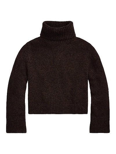 Wool-Cashmere Turtleneck Sweater