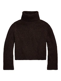 Wool-Cashmere Turtleneck Sweater