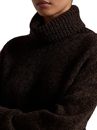 Wool-Cashmere Turtleneck Sweater