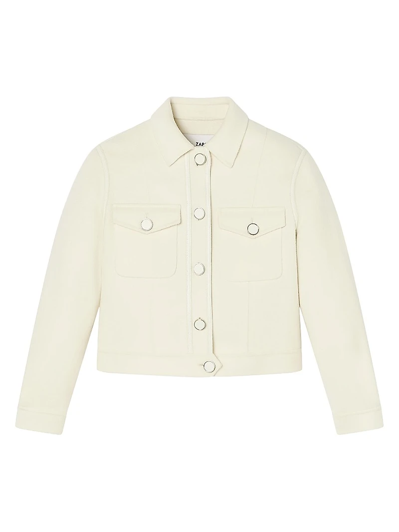 Vailly Wool Trucker Jacket