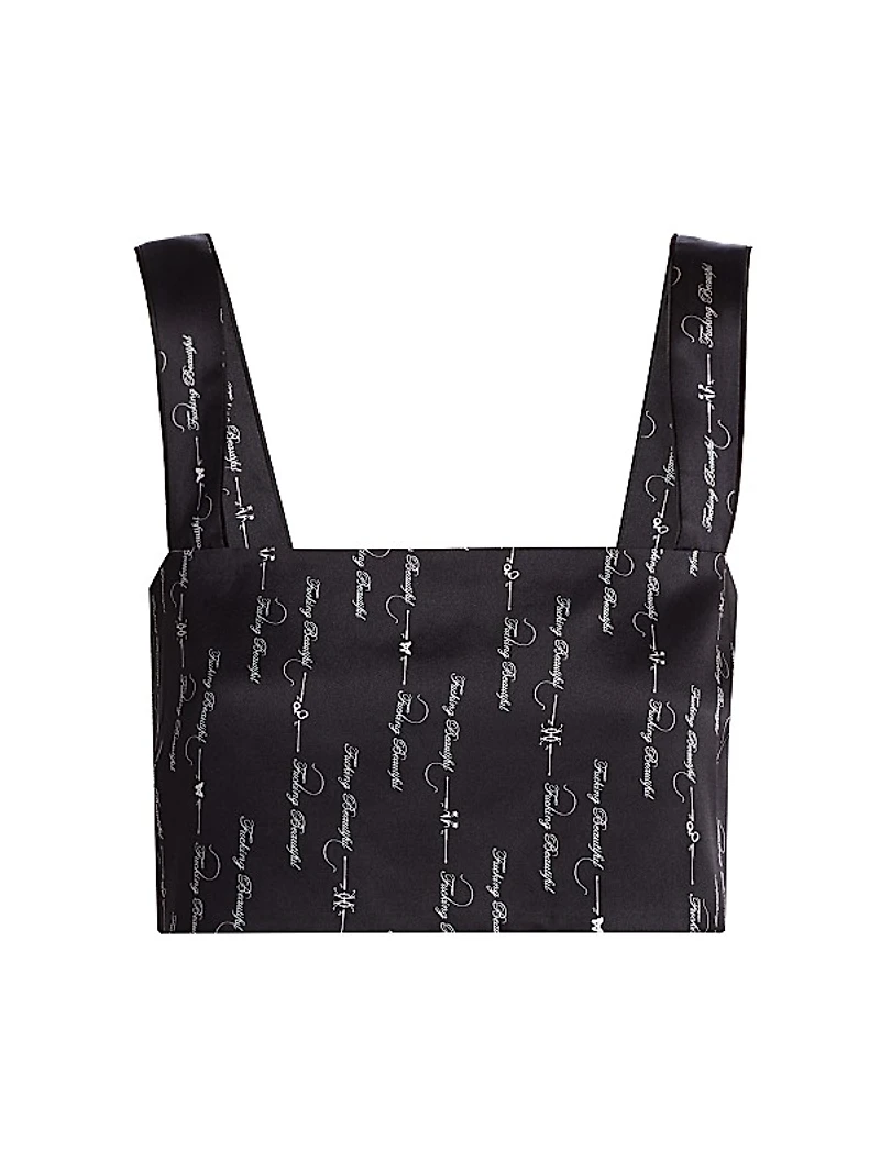 Beautiful Silk Lounge Crop Top