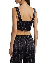 Beautiful Silk Lounge Crop Top