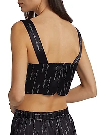 Beautiful Silk Lounge Crop Top